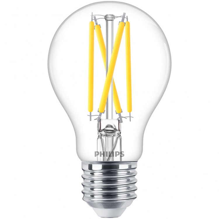 Philips LED E27 Normal 60W Klar Dimbar WarmGlow 806lm Philips LED E27 Normal 60W Klar Dimbar WarmGlow 806lm