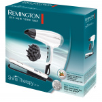 Remington Hårføner og rettetang S8500 Shine Therapy Gavepakke Remington Hårføner og rettetang S8500 Shine Therapy Gavepakke