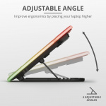 Trust GXT 1126 Aura kjølestativ for bærbar PC Trust GXT 1126 Aura kjølestativ for bærbar PC