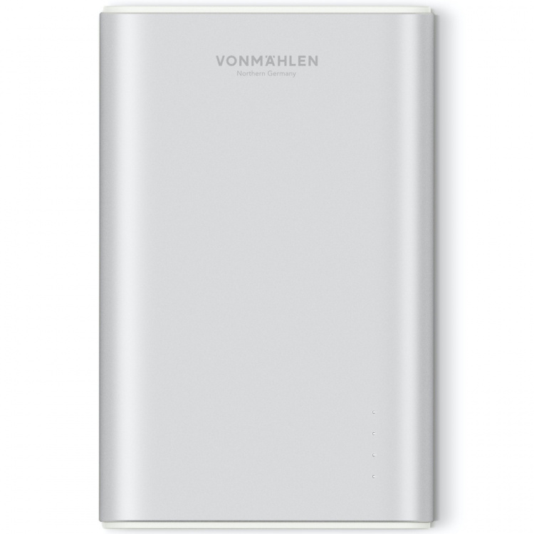 VonMählen Powerbank Evergreen 10K sølv