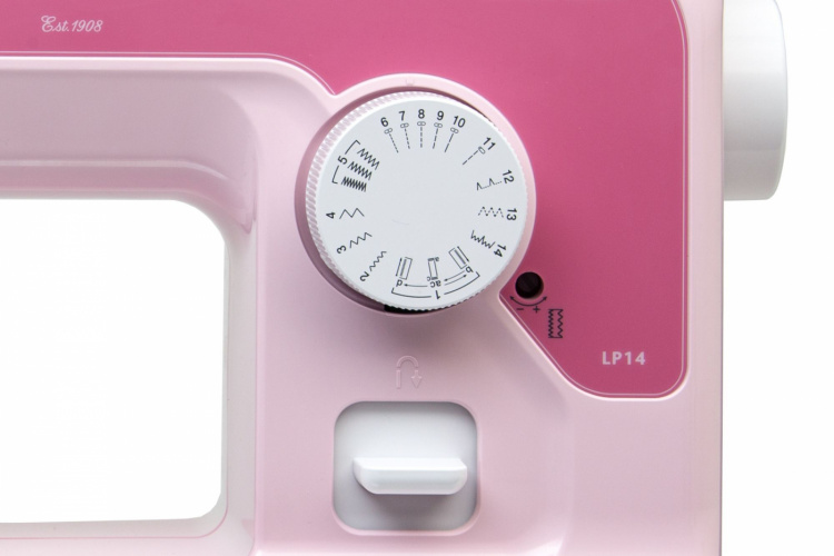 Brother LP14 Limited Edition Symaskin inkl. 10 Spoler og Fingerbeskyttelse, Rosa