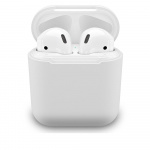 Beskyttelsesveske i silikon til Apple Airpods, Hvit