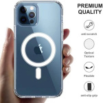 iphone 14 Plus Magsafe-skall gjennomsiktig