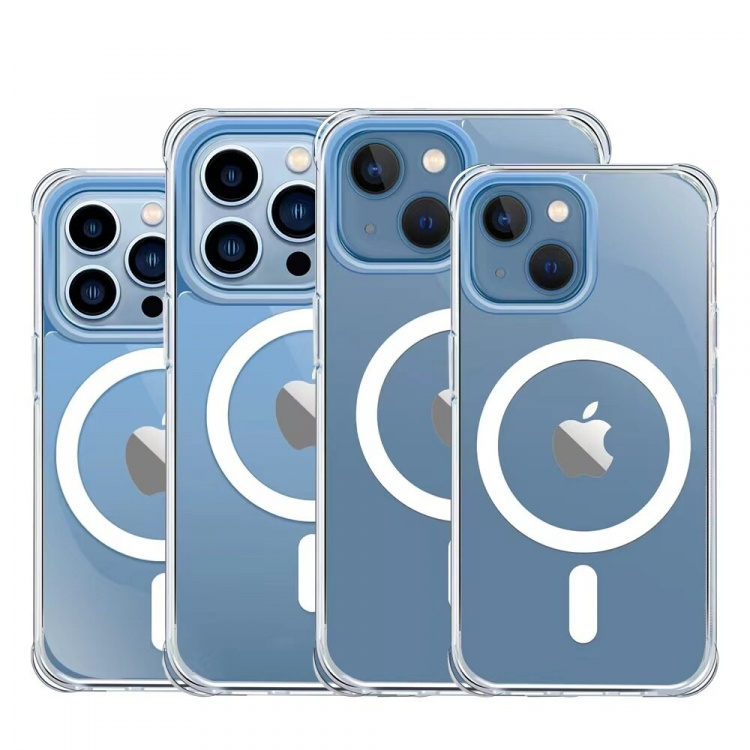 iphone 14 Plus Magsafe-skall gjennomsiktig