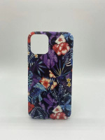 Marmor-etui med blomstermosaikk til iPhone 11 Pro Max