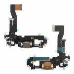 Ladekontakt med flex for iPhone 12 Pro, gull