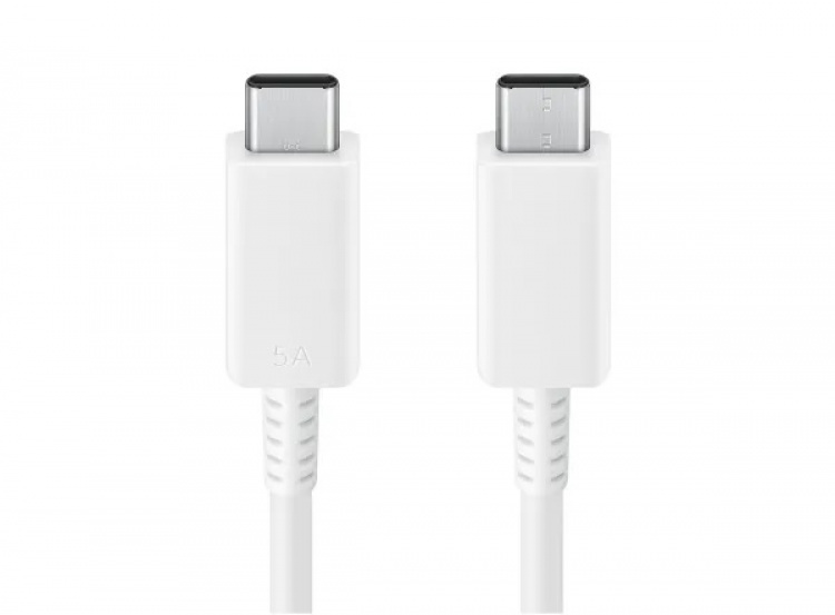 Samsung EP-DX510 ladekabel USB-C til USB-C 5A, 1,8 m, hvit