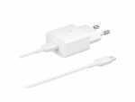 Samsung EP-T1510X USB-C 15W vegglader + 3A USB-C-kabel, hvit