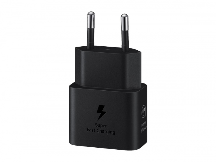Samsung EP-T2510N GaN vegglader USB-C 25W + kabel, svart Samsung EP-T2510N GaN vegglader USB-C 25W + kabel, svart