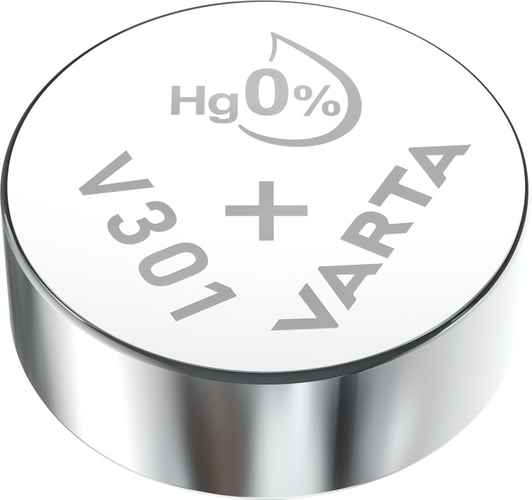 Varta V301/SR43 Sølvmyntklokke J-pakke
