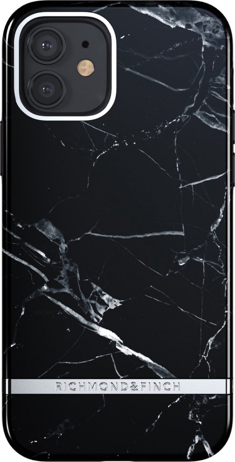 Richmond & Finch iPhone 12/12 Pro Freedom-etui, svart marmor
