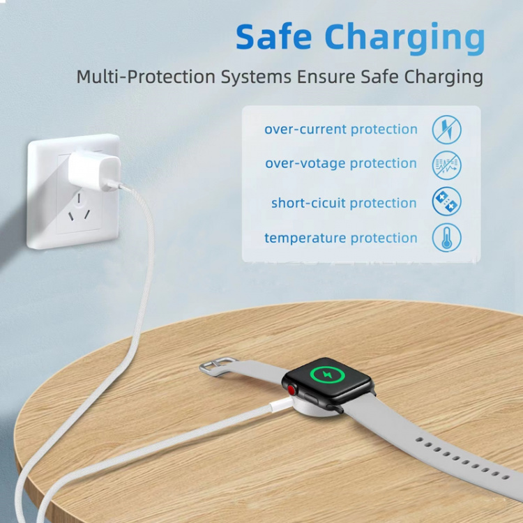 Magnetisk hurtiglader for Apple Watch, USB-C