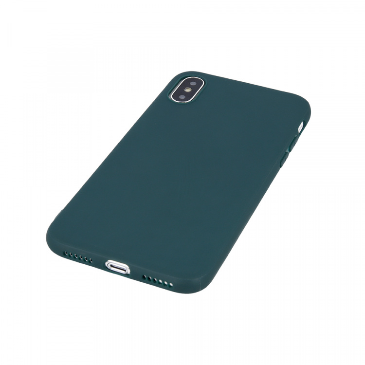 Matt TPU-deksel til iPhone 16 Pro, Forest Green
