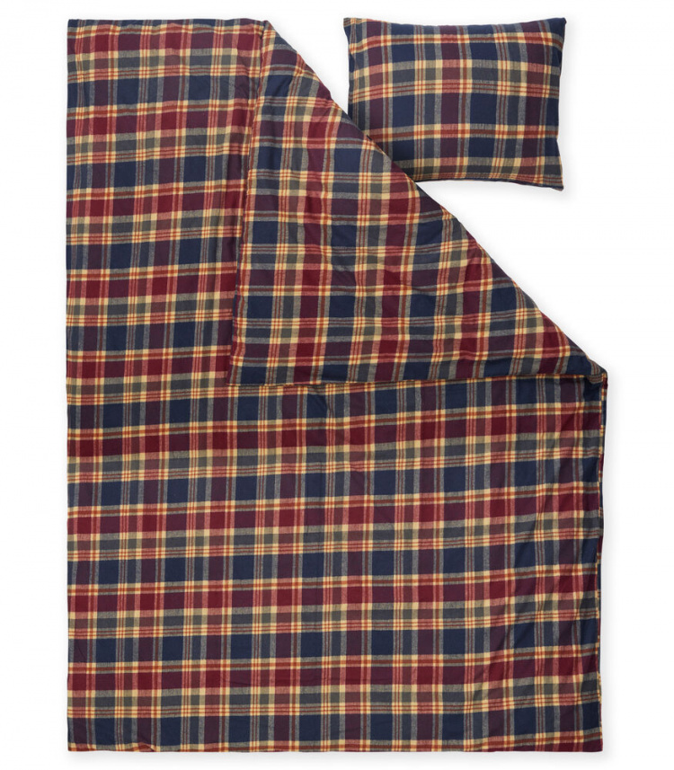 Lord Nelson Mellbyn Flanell Sengesett, marineblå