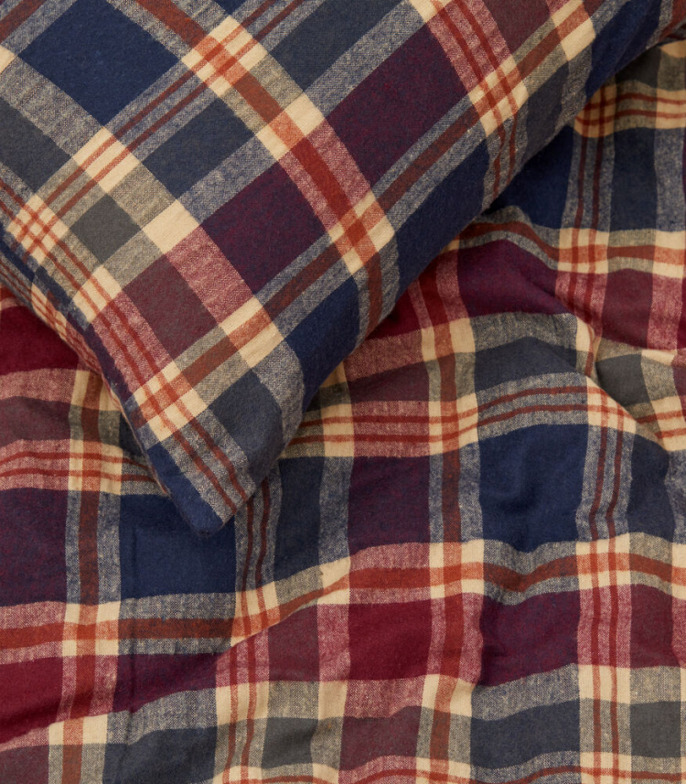 Lord Nelson Mellbyn Flanell Sengesett, marineblå