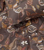 Kosta Linnewäfveri Sengesett Bandene Satin, Brun