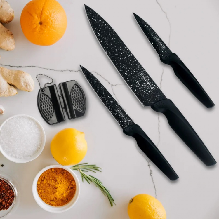 Royalty Line RL-MB3B 3-delt knivsett med miniknivsliper