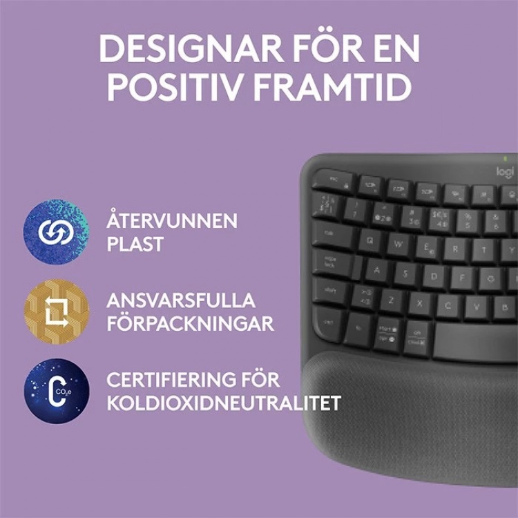 Logitech Wave-taster - Grafitt Logitech Wave-taster - Grafitt