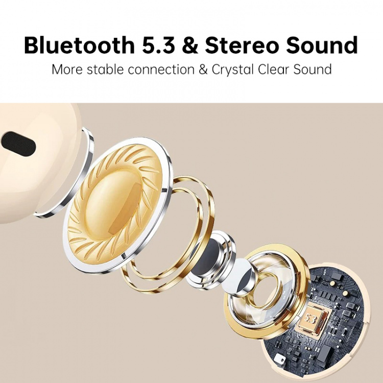 ET05 True Wireless Bluetooth-hodetelefoner, svart ET05 True Wireless Bluetooth-hodetelefoner, svart