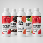 5-pack Mysoda Cola, Grape, Raspberry, Lemon 500 ml - gir 36 liter drikke