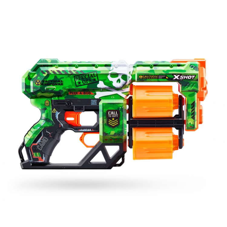Zuru X-Shot Skins Dread-farge, grønn