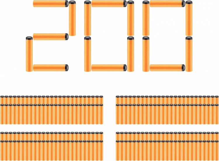 Zuru X-Shot Extra-piler, 200 stk