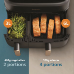 Philips NA352/00 Airfryer med to kurver Philips NA352/00 Airfryer med to kurver