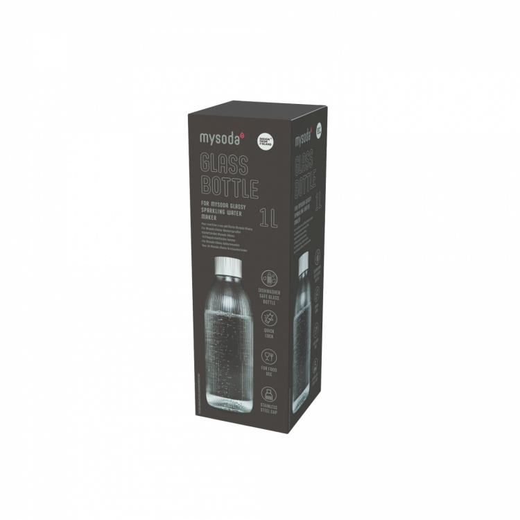 Mysoda Glassflaske 1L