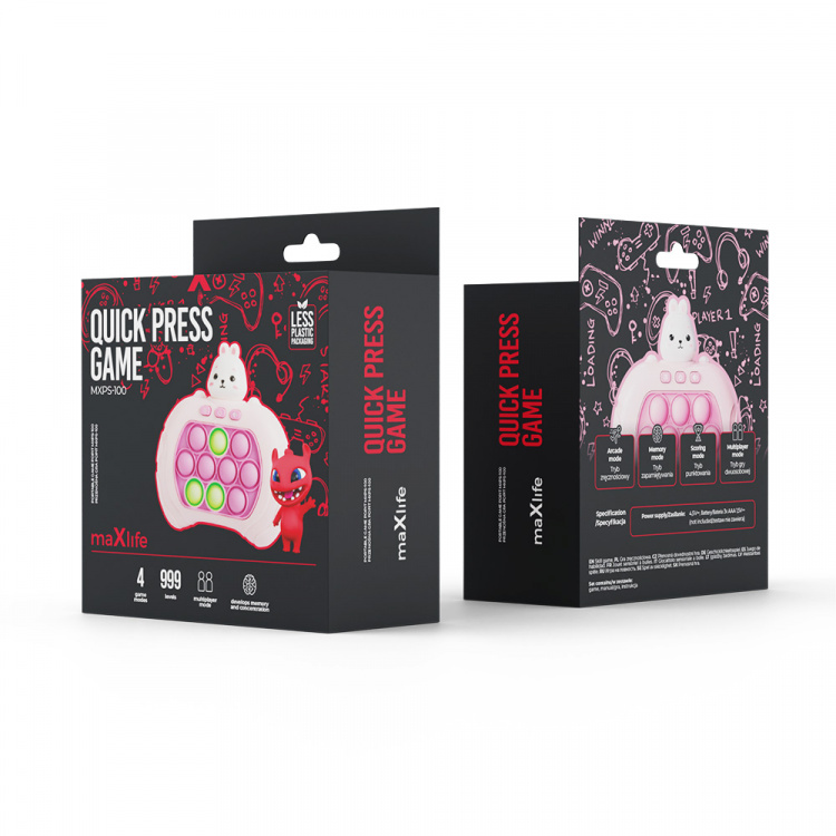 Maxlife MXPS-100 Pop-it-spill, kanin