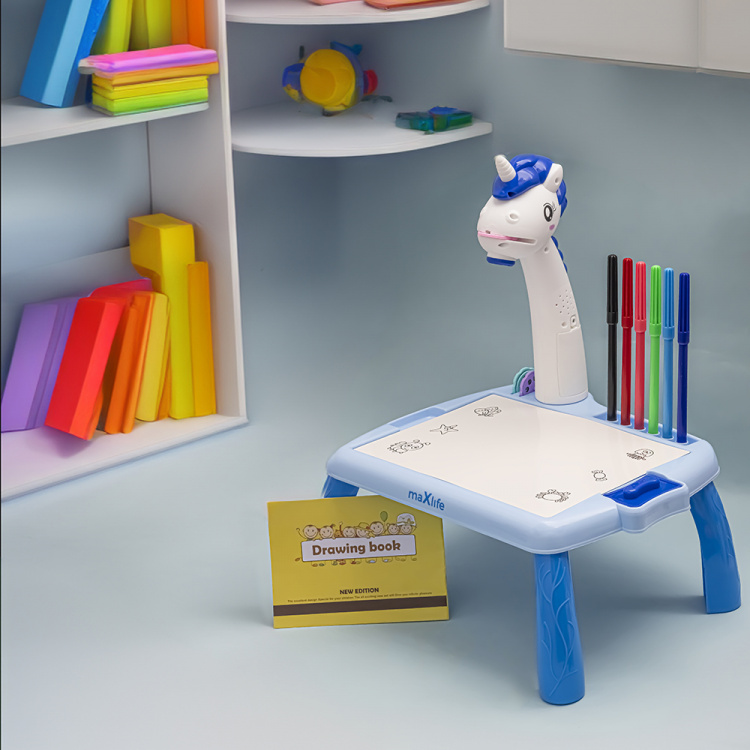 Maxlife MXDP-200 Tegnebord med projektor, blå Maxlife MXDP-200 Tegnebord med projektor, blå