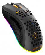 DELTACO GAMING DM220 Trådløs lettvekts gamingmus, RGB, svart DELTACO GAMING DM220 Trådløs lettvekts gamingmus, RGB, svart