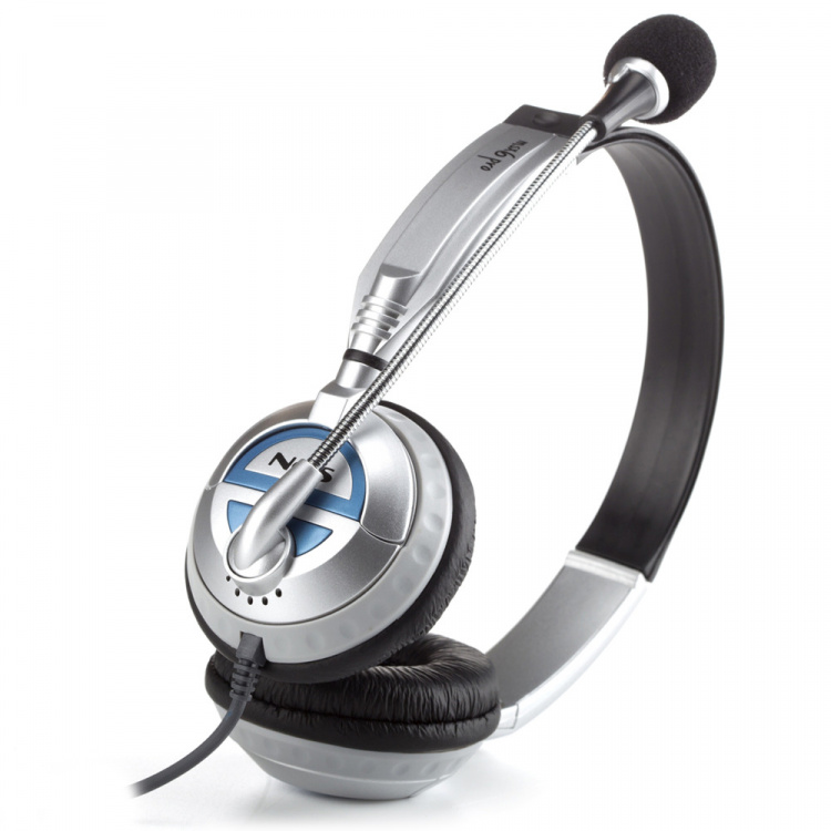 NGS Hodetelefon MSX6PRO 2 x 3,5 mm, volumkontroll, hvit