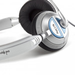 NGS Hodetelefon MSX6PRO 2 x 3,5 mm, volumkontroll, hvit