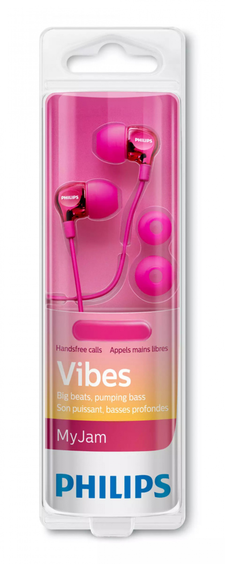 Philips Vibes In-ear-hodetelefoner m/mikrofon, rosa