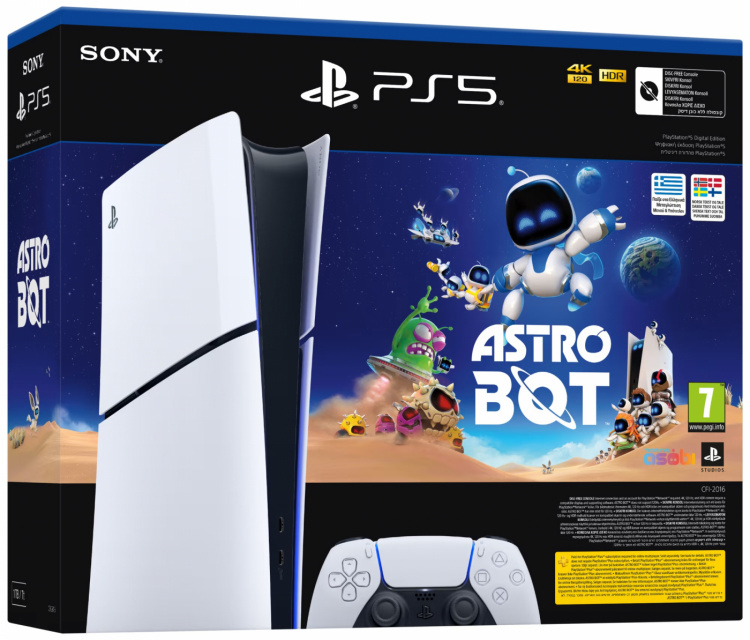 Sony PlayStation 5 Slim Digital Edition + Astro Bot (PS5)