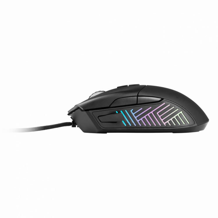 L33t Gaming GUNGNIR gamingmus 16.000 DPI RGB ergonomisk