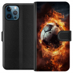 Lommeboketui til Apple iPhone 12 Pro med Fotball motiv