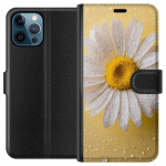 Lommeboketui til Apple iPhone 12 Pro Max med Porselensblomst motiv