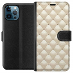 Lommeboketui til Apple iPhone 12 Pro Max med Gullglans motiv