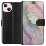 Lommeboketui til Apple iPhone 13 mini med Marmor motiv