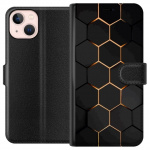 Lommeboketui til Apple iPhone 13 mini med Luksuriøst Mønster motiv Lommeboketui til Apple iPhone 13 mini med Luksuriøst Mønster motiv