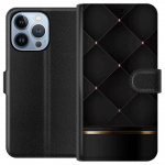 Lommeboketui til Apple iPhone 13 Pro med Luksuslinje motiv