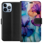 Lommeboketui til Apple iPhone 13 Pro Max med Magiske blomster motiv