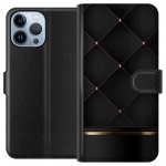 Lommeboketui til Apple iPhone 13 Pro Max med Luksuslinje motiv