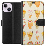 Lommeboketui til Apple iPhone 14 med Glassig motiv