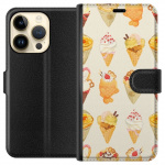 Lommeboketui til Apple iPhone 15 Pro med Glassig motiv