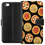 Lommeboketui til Apple iPhone 5 med Pizza motiv