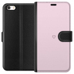 Lommeboketui til Apple iPhone 5 med Hjerte motiv