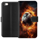 Lommeboketui til Apple iPhone 5 med Fotball motiv