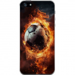 Mobildeksel til Apple iPhone 5 med Fotball motiv